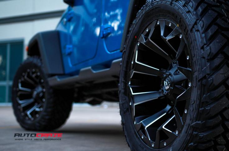 JEEP WRANGLER ASSAULT GLOSS BLACK MILLED ACCENTS
